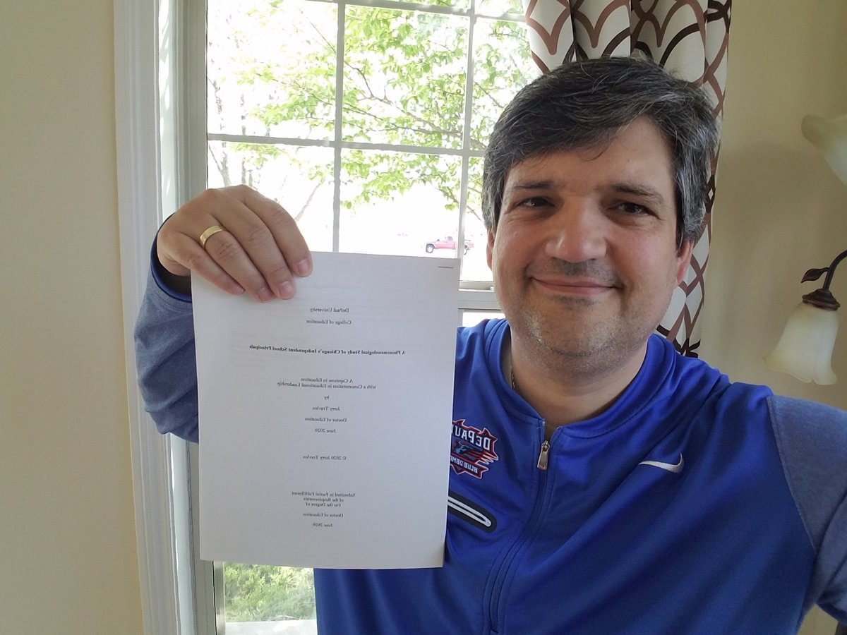 JerryTravlos's tweet photo. SMYSER Spirit Day 2 - "Mission Accomplished". I completed my capstone and finished my EdD. GO EAGLES! https://t.co/kEFpGaagDL