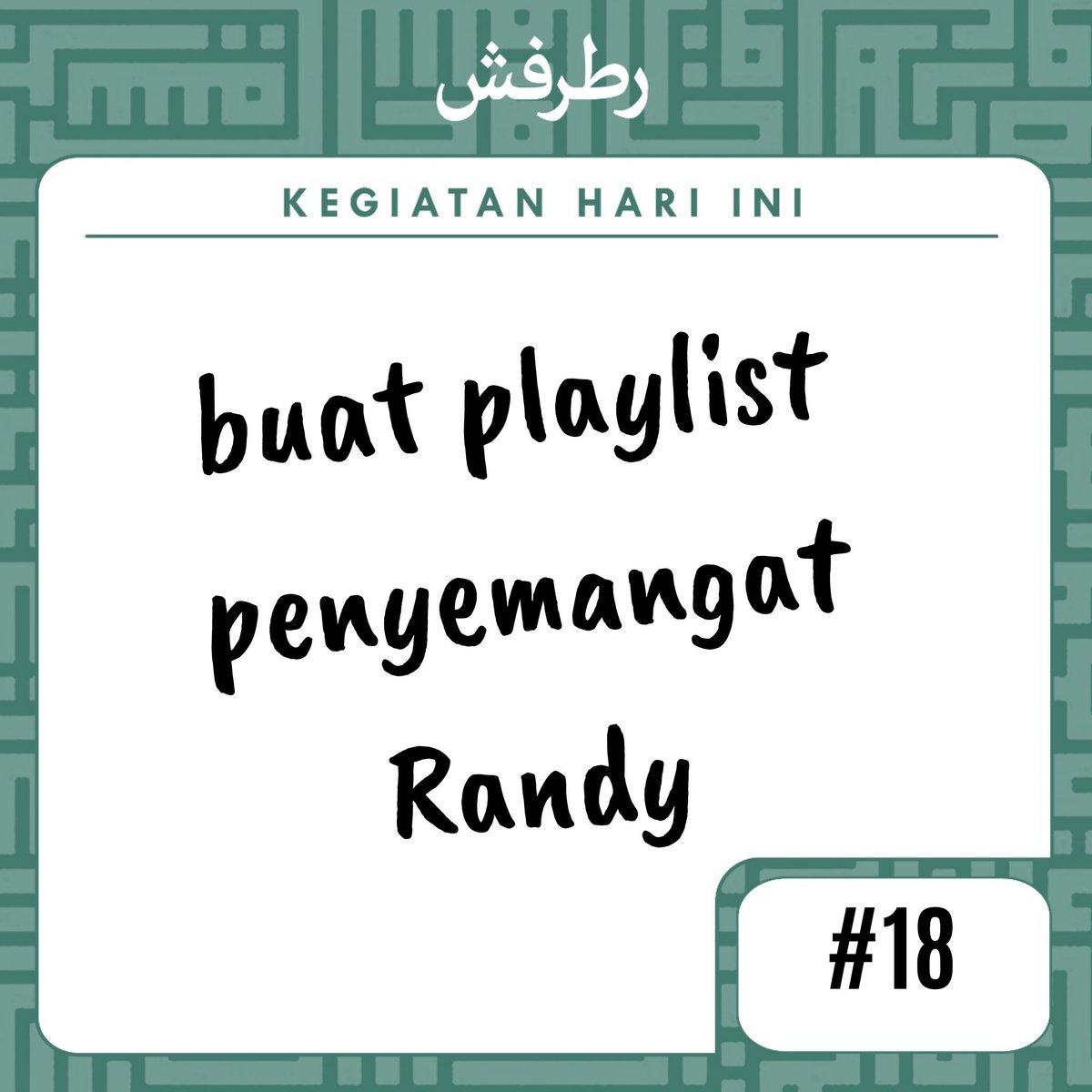  #RamadhanBarengRetropus hari ke-18 @podcastretropus JUARA! JUARA! JUARA! OY!