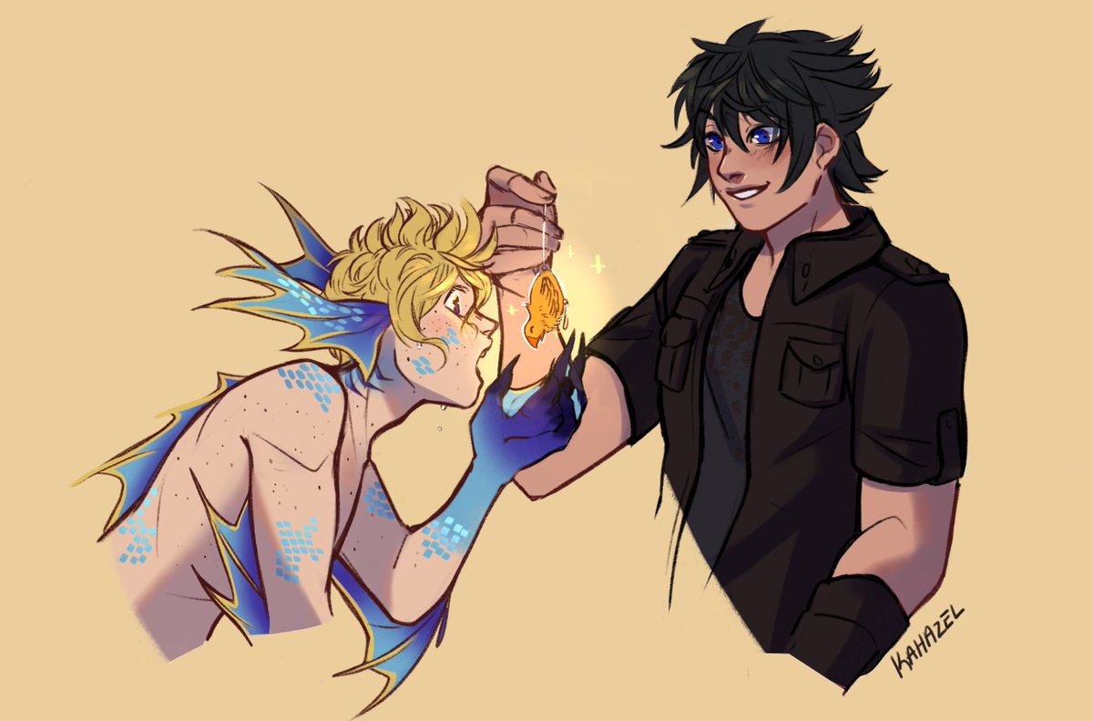 I fished my boyfriend out of the sea edition. #ffxv 