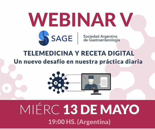griensu's tweet photo. Te invitamos a participar de la 5ta Edición de una nueva WEBINAR organizada por la SAGE: "TELEMEDICINA Y RECETA DIGITAL"

✔Miércoles 13 de Mayo - 19 hs Argentina

▶️https://t.co/mM9q4kpPyV 
¡No te lo pierdas!

#fujifilm #quedateencasa #telemedicina #salud https://t.co/tjivOU6r0e