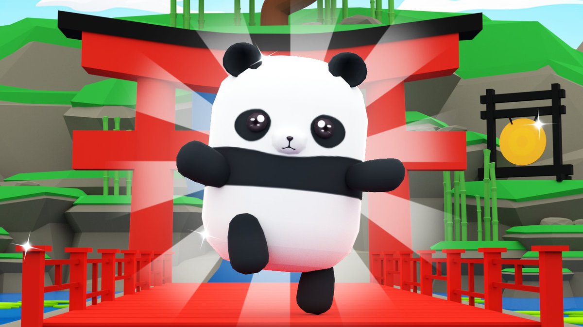 Ricky On Twitter He Is Cuddly He Is Giant He S A Kung Fu Expert He Is The Giant Panda Coming This Week To Pet Show Get Ready To Be One With Peace And Nature In The - panda game roblox