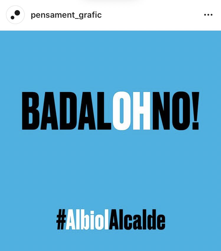 Teresa_Ciges's tweet photo. Els jocs visuals de @PensamentGrafic 🔝🔝 https://t.co/WN73U2wyhh