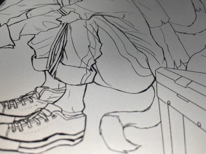 萌えつきたので手の込んだ落書き、、、、 
