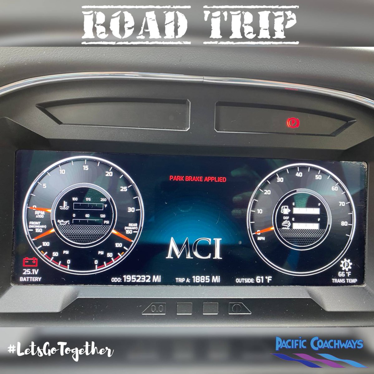 PCWbus's tweet photo. Even though we won't be adding miles with you on #NationalOdometerDay, we look forward to our next #roadtrip together.

https://t.co/z3BYpKagLr

#BusesMoveAmerica #savetourism #tourismstrong #KeepBusesMoving #letsgotogether #goIMG 📷#pcwchristian https://t.co/g6Nht6wb0F