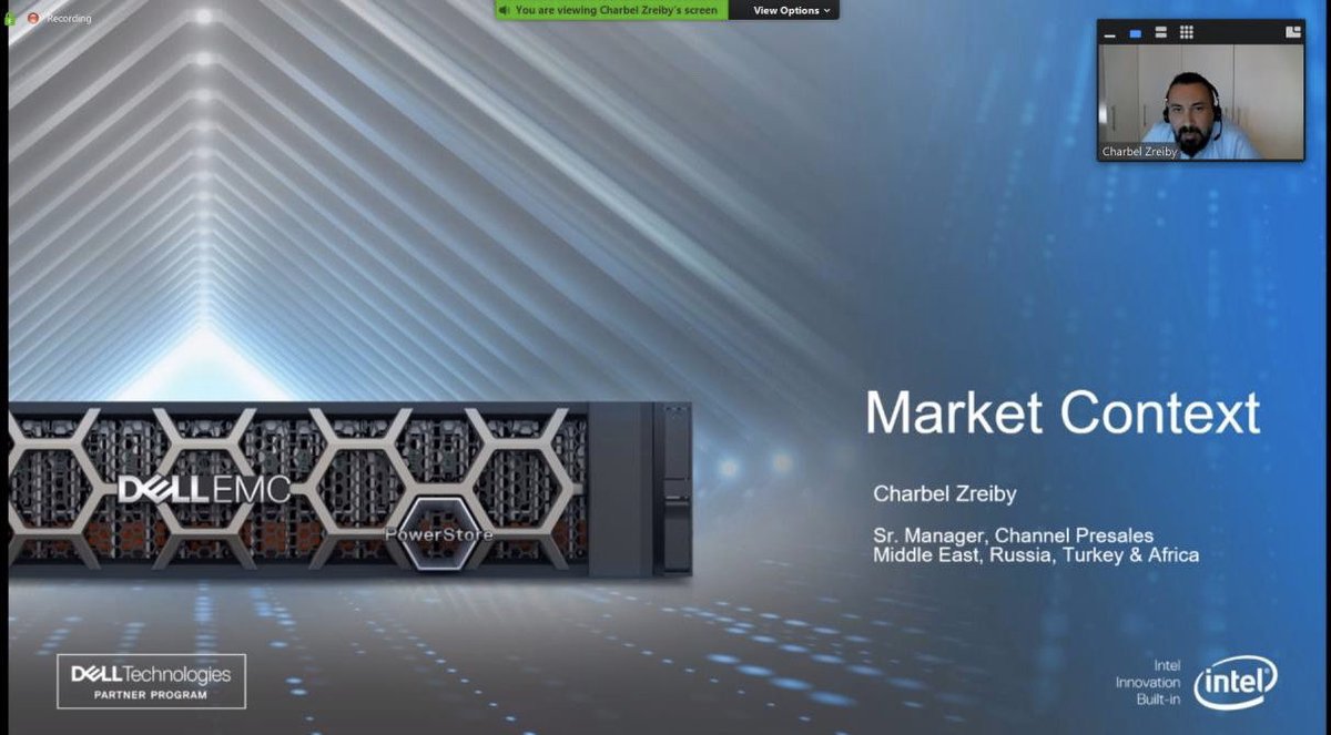 charbelzreiby's tweet photo. Our greatest storage launch was even greater today during our “Future of Storage” webinar with 702 Sales &amp; Presales attendees from our @DellTechPartner in the Middle East &amp; Africa. A big thank you to everyone who joined us! #PowerStore #PowerOfStorage #iWork4Dell  @DellTechMEA https://t.co/5IiVqMoUUB