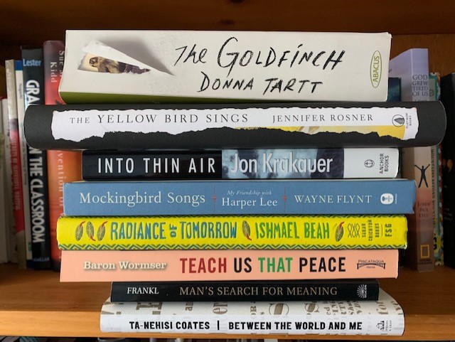 AP Lang would like to congratulate the winners of Lancer Nation's Book Spine Poem Contest!  Prizes are in the mail! 
Thank you students and teachers for your participation!!