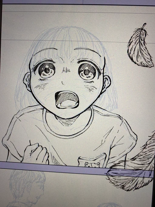 作画に入ったよー。ここで力尽きた。おやすみなせえ〜 