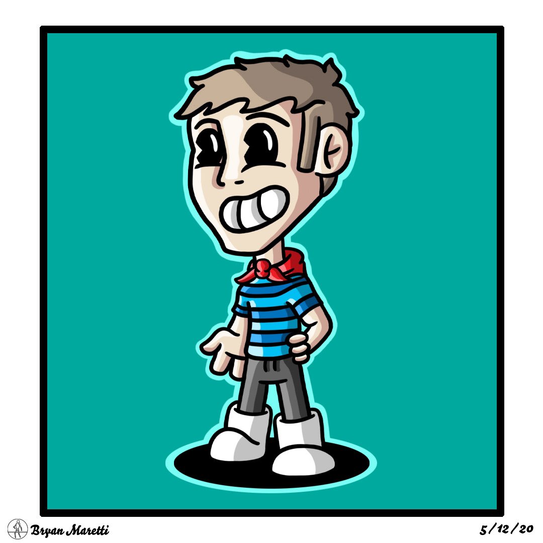 MarettiReady's tweet photo. I decided to draw @ChrisDemarais and his white boots #digitalartist #roosterteeth #rtinbox https://t.co/ad8wUWaV1Q