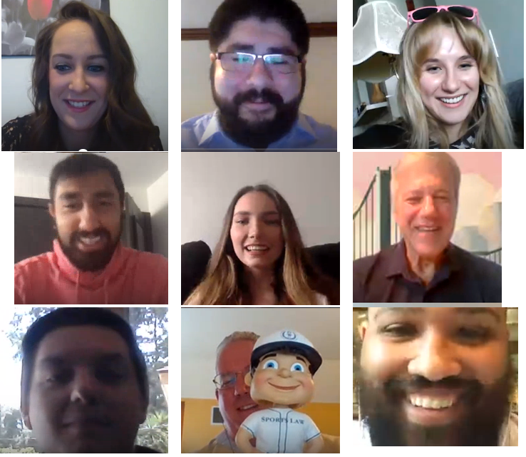 musportslaw's tweet photo. Congratulations to the 34 students who will graduate with @musportslaw 's Sports Law Certificate this spring. Glad we could recognize all of you today (even if you would not all fit on the screen), looking forward to seeing you soon! https://t.co/Xrb35mUgAn