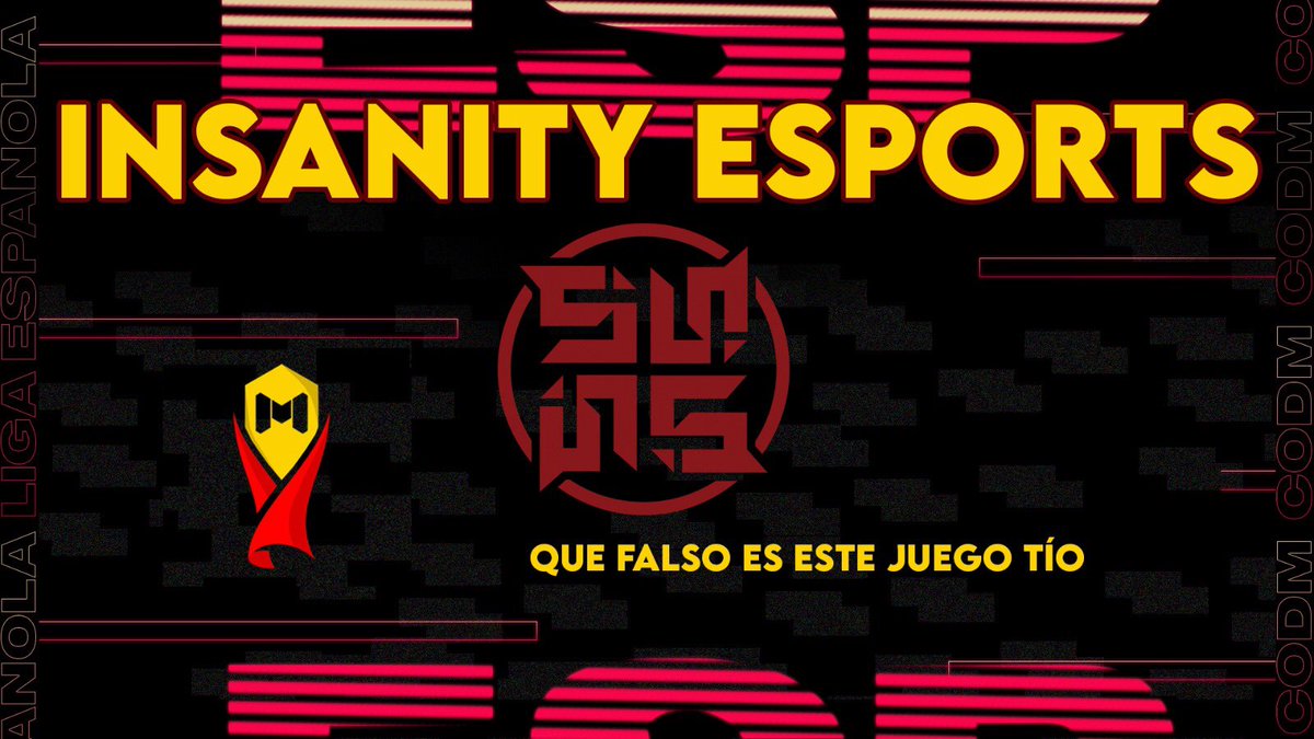 Séptimo equipo confirmado que participará en la segunda temporada de la liga española de CODM 

Ganadores de la tercera división en la primera edición

<a href="/InsanityCODM/">Insanity Esports CODM</a>