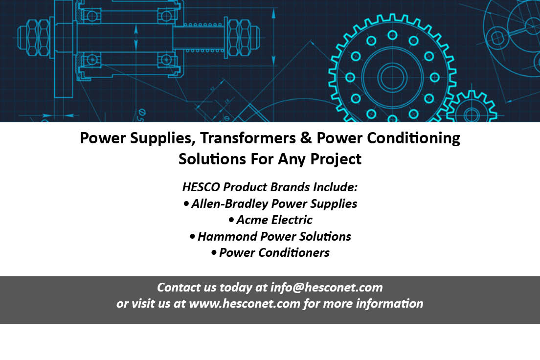 cthesco's tweet photo. HESCO Product Spotlight: Power Supplies, Transformers & Power Conditioning
Find out how our solutions can transform your plant floor! Click here for more information: https://t.co/0zxaQSd6NI
#Powersupply #powerconditioning #Transformers #Solutions #IndustrialAutomation https://t.co/W6hRJgMshk