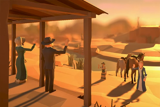 Interactive Multimedia majors Greg Patten ’21 and Malachy Joyce ’20 created Frontier, an animated short which won a Jury Award, a Silver Tripod for Animation, and was named a Golden Tripod Finalist at this year's Campus Movie Fest. 
news.tcnj.edu/2020/05/08/mov…

#TCNJ #TCNJoin