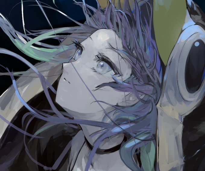 「海と月」
#FGO #ラムダリリス 