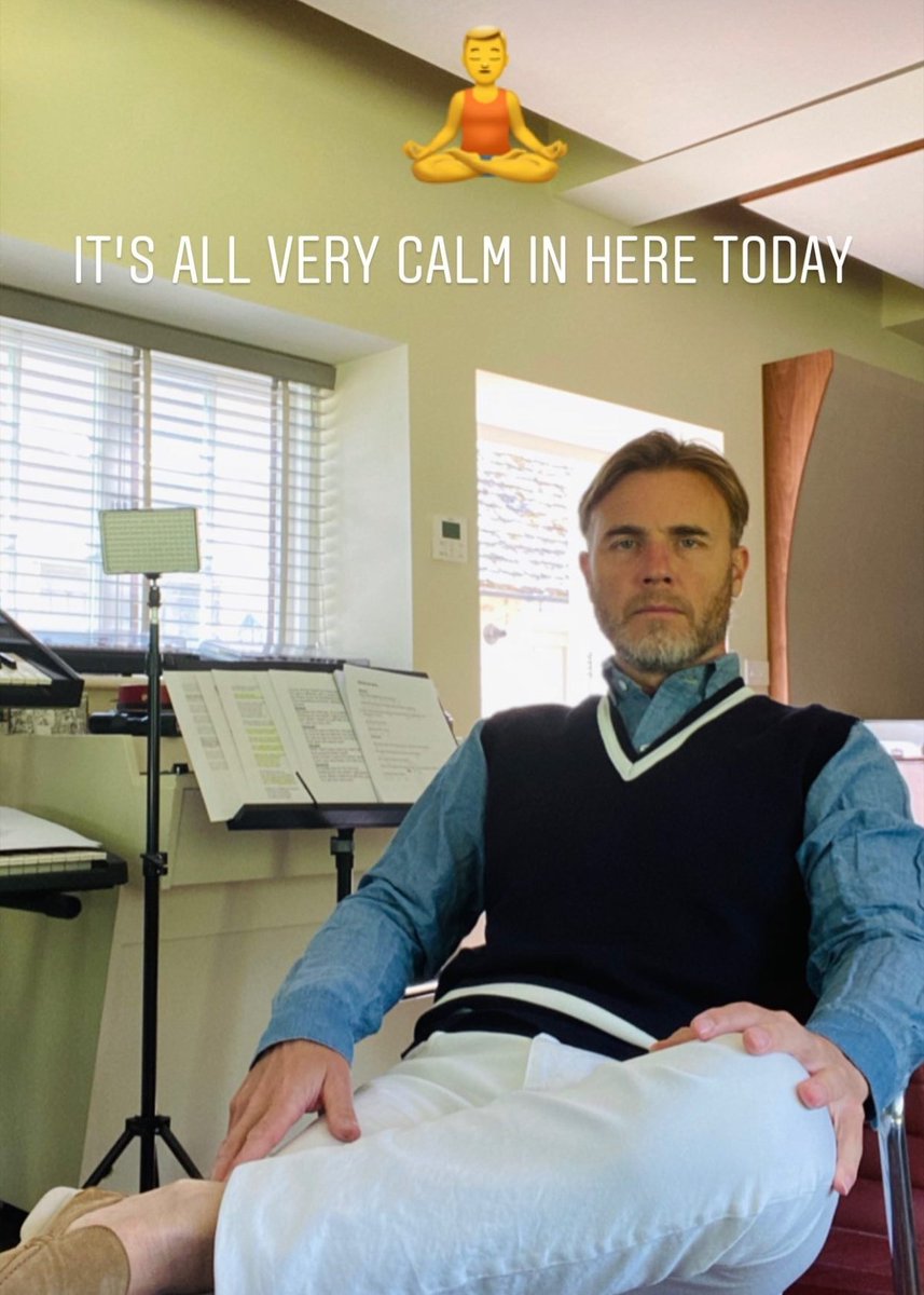 Garyismyhero's tweet photo. @GaryBarlow on #Instagram(-story) 😊 #thankyou #one #amazing #favourite #later #gift #company #coats #cantrefuse #much #today #🎹 #backtowork #filming #deadlines #need #might #😉 #some #Sony #📹 #calm #zennnnn #🧘♂️ #very https://t.co/uP08ZZqr5W