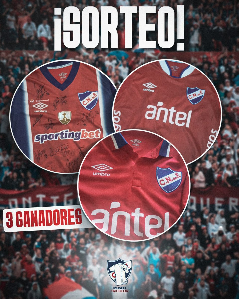 Me calente!!
.
Con motivo de los 121 años del Club! REGALAMOS 3 CASACAS !!
.
Requisitos:
✅ seguirnos
✅ dale Rt y like
✅ @ 3 amigos/as con el #MayoTricolor 
.
SE SORTEA EL 14/5