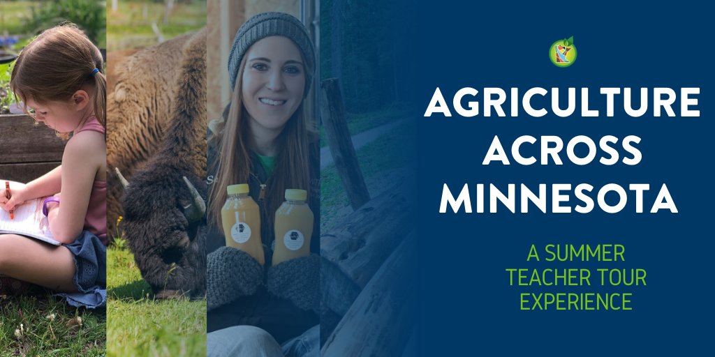 We are so excited to share this opportunity for you -  MN educators! On this tour, you will:
-Visit four Minnesota farms from the comfort of your own home
-Network and collaborate with educators across the state
Register here: minnesota.agclassroom.org/programs/tour.…