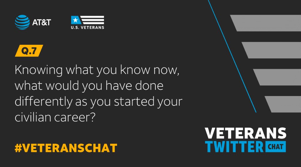 LifeAtATT's tweet photo. We’re reflecting back on the past in question seven! #VeteransChat #LifeAtATT #MilitaryAppreciationMonth https://t.co/i9Ez1blqCS