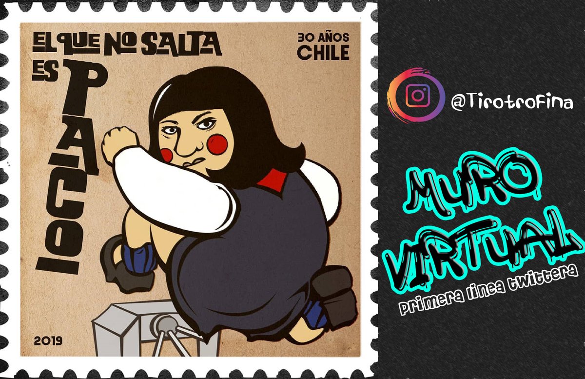 PrimeraLineaTw's tweet photo. Hoy en nuestro #MuroVirtual Compartimos poco del arte de
Tirotifina : “Ayudar a tener presente como símbolo a los estudiantes en el lugar donde se empezó a movilizar la gente, en medio de todos los actores de la revolución.”
RT y sigue a @Tirotrofina en Instagram ! https://t.co/rsxGzZlRst