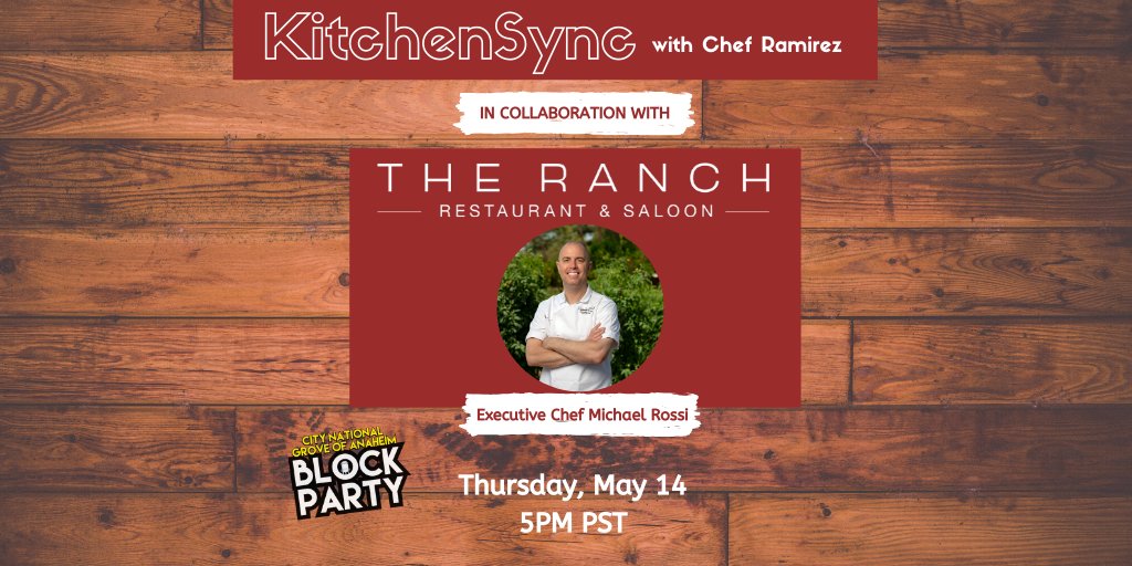 groveofanaheim's tweet image. Our #KitchenSync returns this THURSDAY as Chef Ramirez prepares an amazing Skuna Bay salmon. Plus @TheRanchSaloon’s Executive Chef Michael Rossi showcases their Butcher Shop Specialties. Let's get cooking!

Register here: bit.ly/2xVv9zE