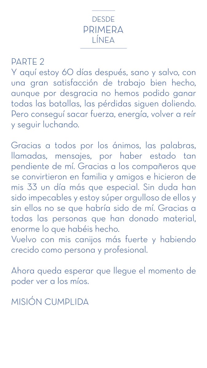 Desde primera línea tweet media