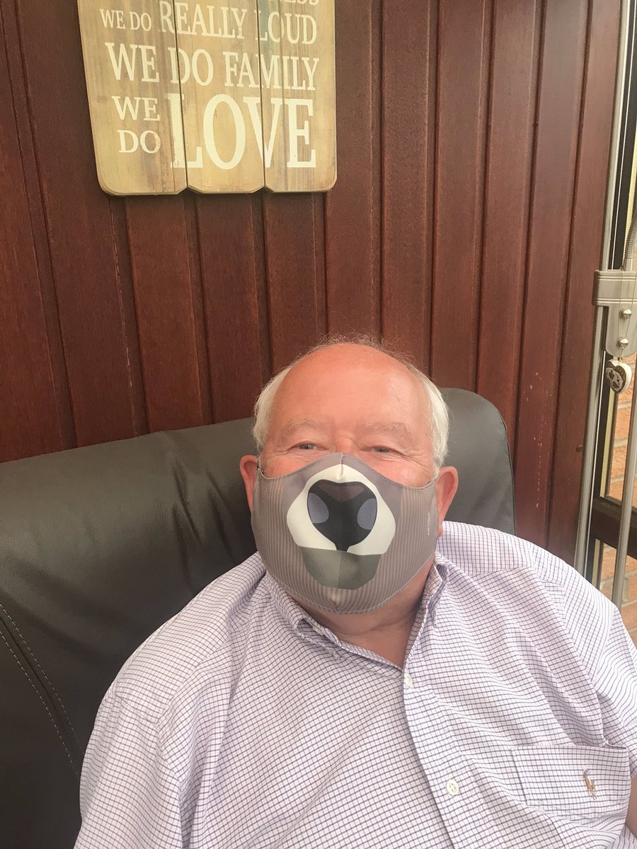 bobgeegolf's tweet photo. Just got our #AniMasks by @nettlStirling - me daddy bear 🐻 https://t.co/uFbRFLJXwn