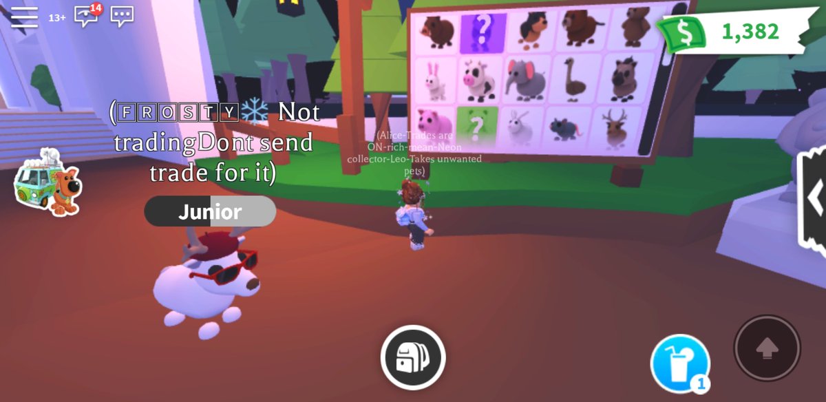 Roblox_User_'s tweet photo. @PlayAdoptMe @Bethink_RBX @newfissy help @PlayAdoptMe I got hacked I had a pre teen wolf and a neon polar bear that my friend gave me and it's not there please help https://t.co/McAh9j0uiY