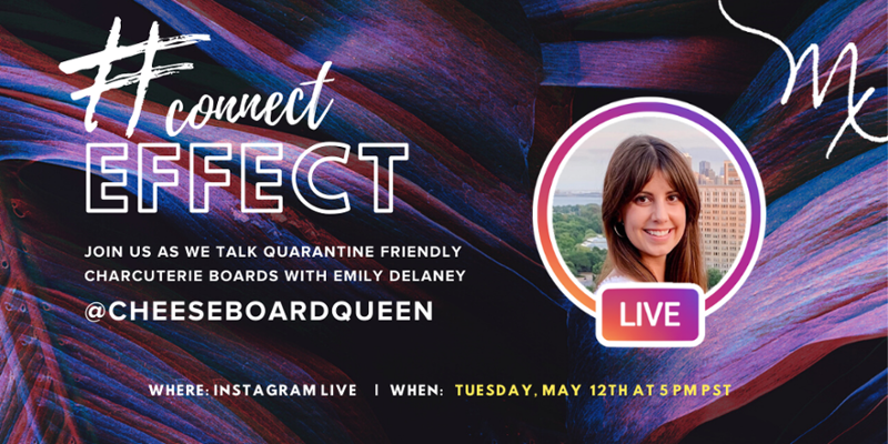 margaux_agency's tweet image. Let's get CHEEZY. Join us TODAY at 5 PM for #ConnectEffect on Margaux Agency's IG Live with Emily from @CheeseboardQueen on Instagram! Emily will share the beautiful art of the quarantine cheeseboard.