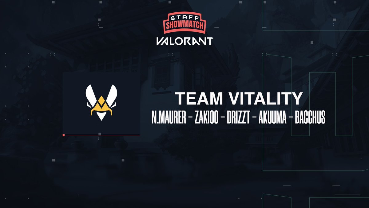 JimmyMalavong's tweet photo. #STAFFSHOWMATCH avec la Team Vitality Staff. Ft @FabienBacquet @nicolas_maurer_ @Bastien_Denizot et @ZakiOo_ aka @ZinedineZywOo. 3 matchs ce soir, 60 sec de delay ! CU there 🥰

https://t.co/maqdFSGVFJ https://t.co/1bsPZkiKC6