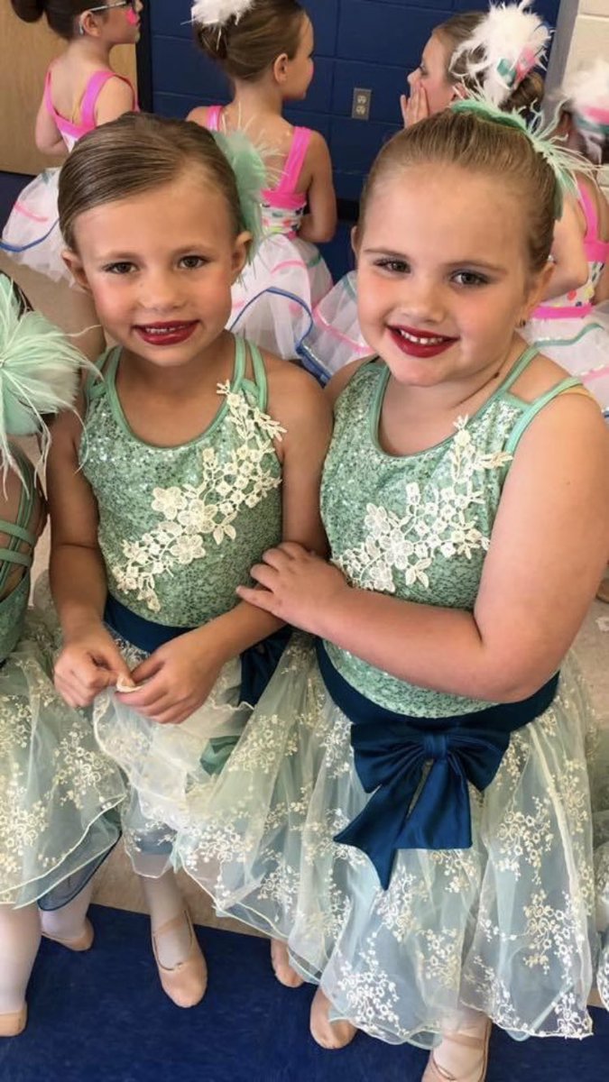 ls_ugirl's tweet photo. Look what popped up in my memories this morning @RiflemansCreed!! They were so beautiful for recital last year.🥰💃 Addie had a fever by the time it ended and had circles under her eyes.🥴 #DanceRecitalMemories #AddieTales #DancingBuddies https://t.co/Wjo2Au8eIZ