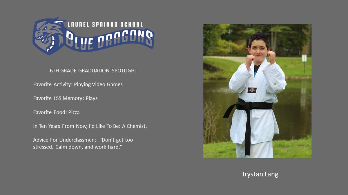 LaurelSprngSchl's tweet photo. 6th Grade Spotlight. We Miss You! https://t.co/QjN7MAIPr0