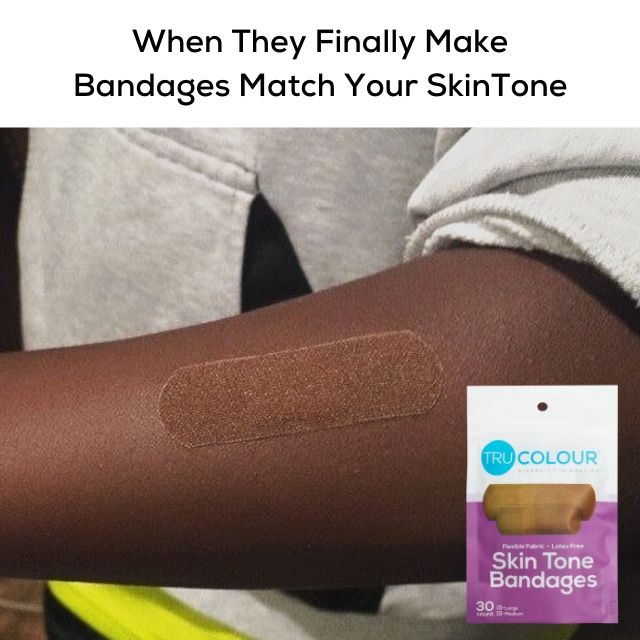 Now THAT'S a match. 🙌🏿

#betru2u #diversity #diversitymatters #diversityisbeautiful #tuesdaytips #finally #skintone #bandages