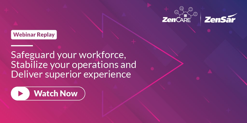 Zensar's tweet photo. Watch our on-demand webinar that highlights how our remote productivity solution #ZenCare can help protect productivity and maintain business continuity
https://t.co/rJxEMiliJ6
#DFSisHOW https://t.co/l9dJ9ZRx8P