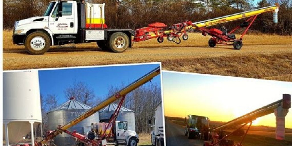 agrocoop_yxe's tweet photo. Eliminate the hassle of treating your own seed. Have us custom treat your seed right at your farm to improve seed treatment coverage and efficiency (1500 bushels an hour). Call 306-933-3835 to book today! https://t.co/AMqtjzSbDQ