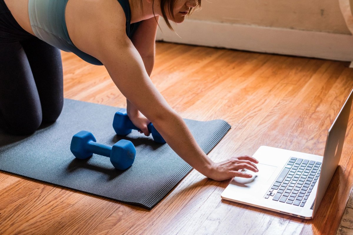SparklesGwinn's tweet photo. We want to see who's gotten creative during this time. What've you been using to complete those at-home workouts? https://t.co/7aEN28IwrZ
