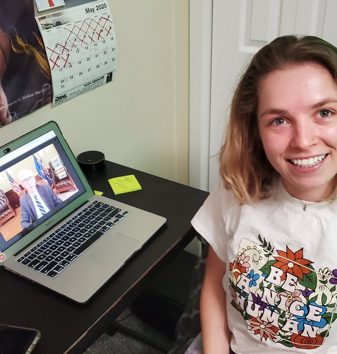 MrZellerMath's tweet photo. Thank you @GovEvers for the video to Longfellow Middle School and the shoutout of @MsRaatz ! https://t.co/E3GxISkTdQ