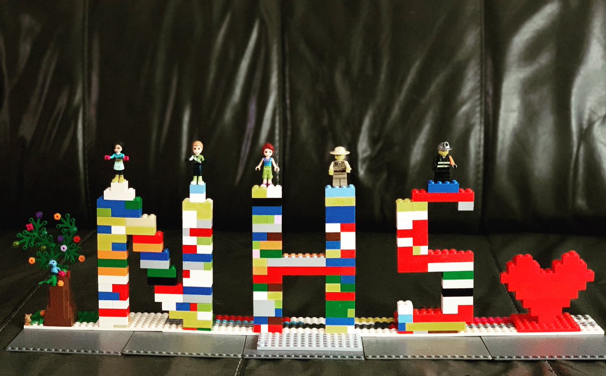 bishy78's tweet photo. So my girl dug out the massive box of lego today and went on to build this 🥰🥰🥰 #ind2020 #Nhs #lovenhs #lovingdaughter #lego @LEGO_Group @LEGOIdeas https://t.co/BTnUcd8lKG