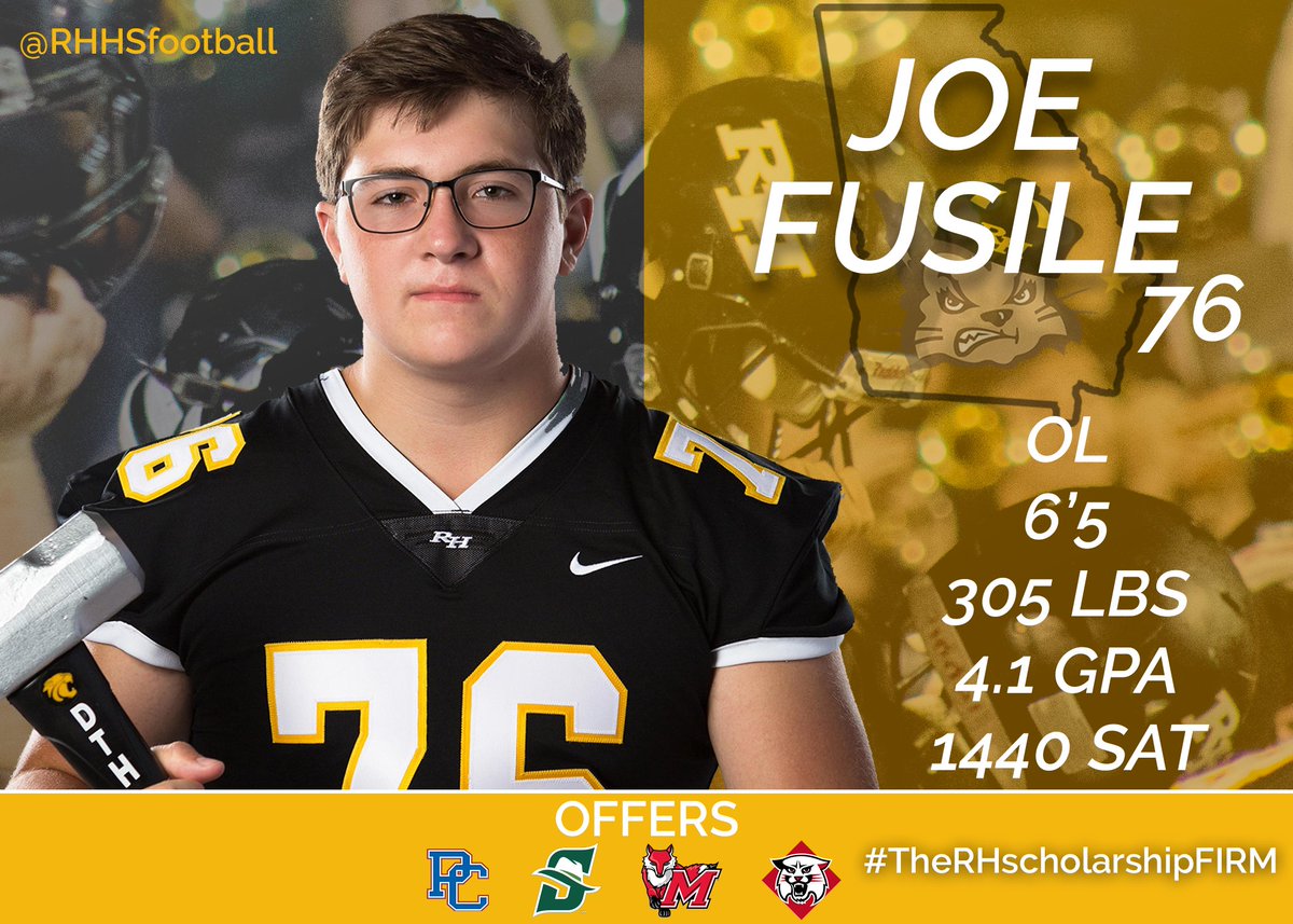 Richmond Hill FB (@rhhsfootball) on Twitter photo 🚨OFFER ALERT🚨<a href="/JoeFusile/">Joe Fusile</a> picks up an offer from @BlueHoseFtball Big Man is getting popular! #TheRHscholarshipFIRM 🚨OFFER ALERT🚨<a href="/JoeFusile/">Joe Fusile</a> picks up an offer from @BlueHoseFtball Big Man is getting popular! #TheRHscholarshipFIRM