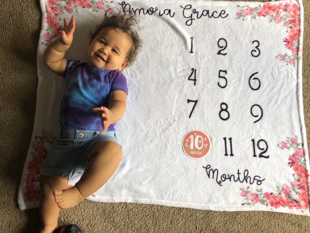 MedicalMustang1's tweet photo. Everyone favorite mini AT turned 10 months old Sunday!
She’s walking everywhere & misses all her favorites!
#wemissourathletes #ATmama https://t.co/SdqtZPI8wA