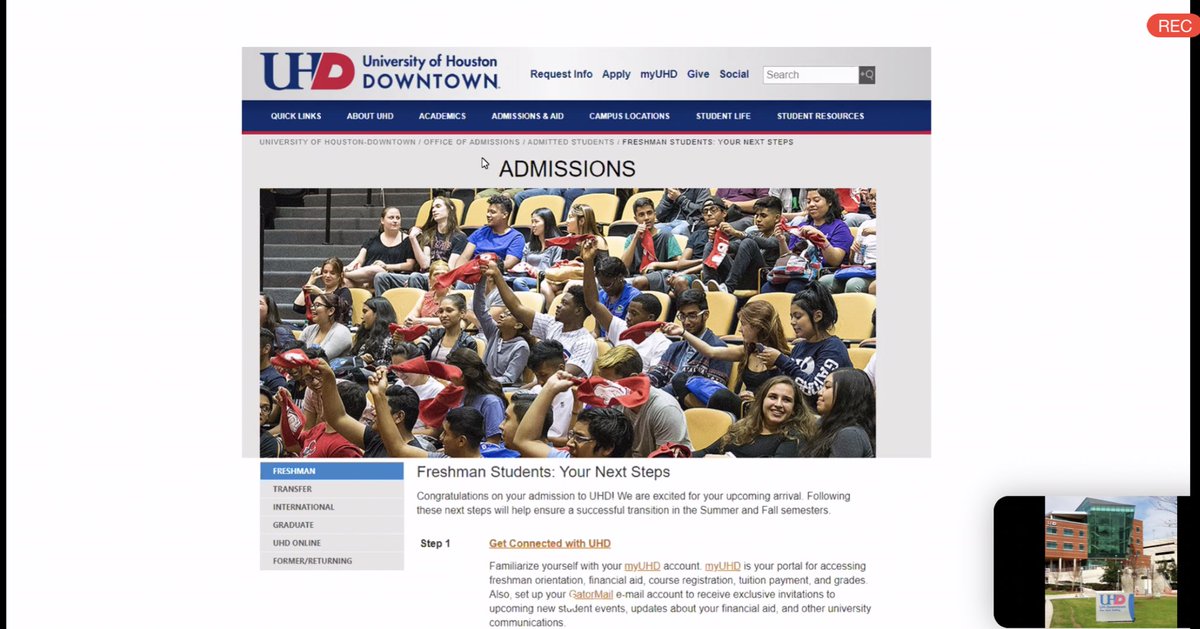 HarmonyAlumni's tweet photo. Today, our seniors committed to 🏛@uhdowntown are attending Virtual College Transition Event. Great transition and success info are being shared 📢 now for future @HarmonyEdu alumni gators . Thank you @hpshoustonsouth CCS team for organizing👏👏👏 https://t.co/gu0yerJ8FI