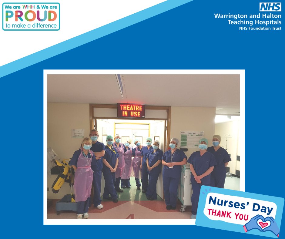 #InternationalNursesDay 

#ThankYouNurses to our Theatres team

Protecting our communities and facing our biggest challenges, we are so #PROUD