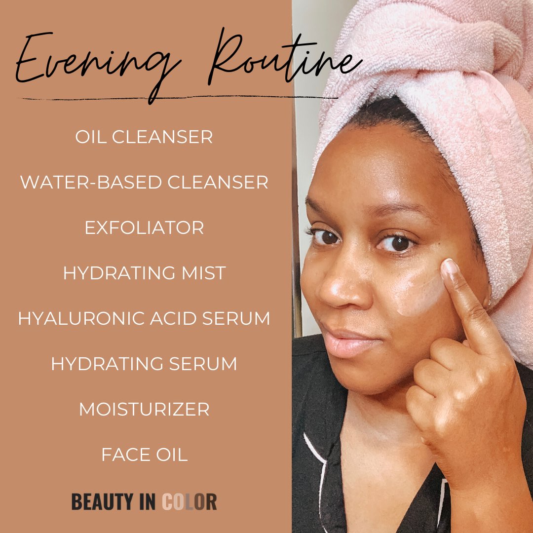 beautyincolor_'s tweet image. A typical morning and evening routine for me. And get a free cheat sheet to layer your skincare like a pro. Download it from my latest blog post. LINK IN BIO. #beautyincolor #skincareblog #linkinbio