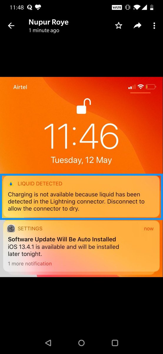 zubingomes's tweet photo. @Apple how do you know? Magic? https://t.co/h7i58UH4nV