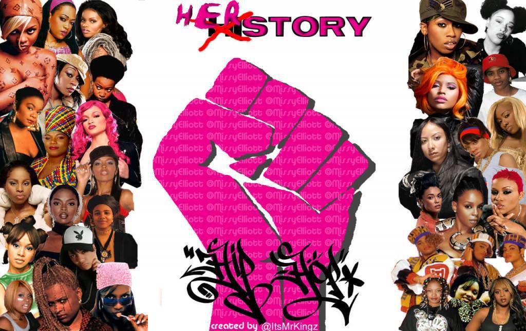 When Twitter USED to have backgrounds, Missy had someone add all female rappers INCLUDING  @NickiMinaj.That was her twitter background from 2010 uploaded UNTIL JULY 2015. When Twitter got rid of backgrounds. Missy acknowledging Nicki as part of rap "Herstory".