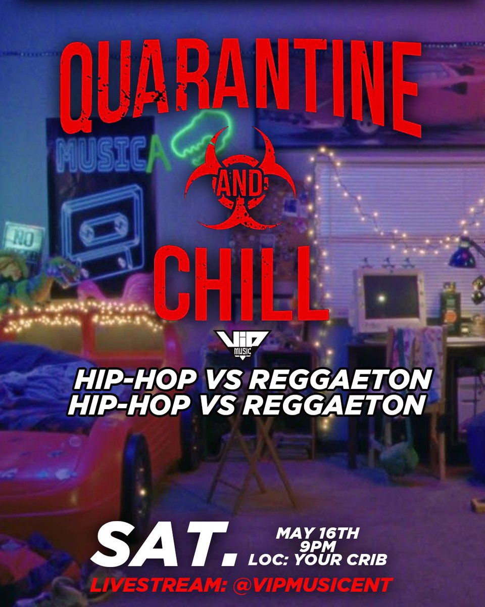 VIPMusicEnt1's tweet photo. This Saturday! Join us on our first “Quarantine &amp; Chill “ Livestream on IG🔥 Get your drinks &amp; vibe with us✨ https://t.co/jJDXbsTMMg