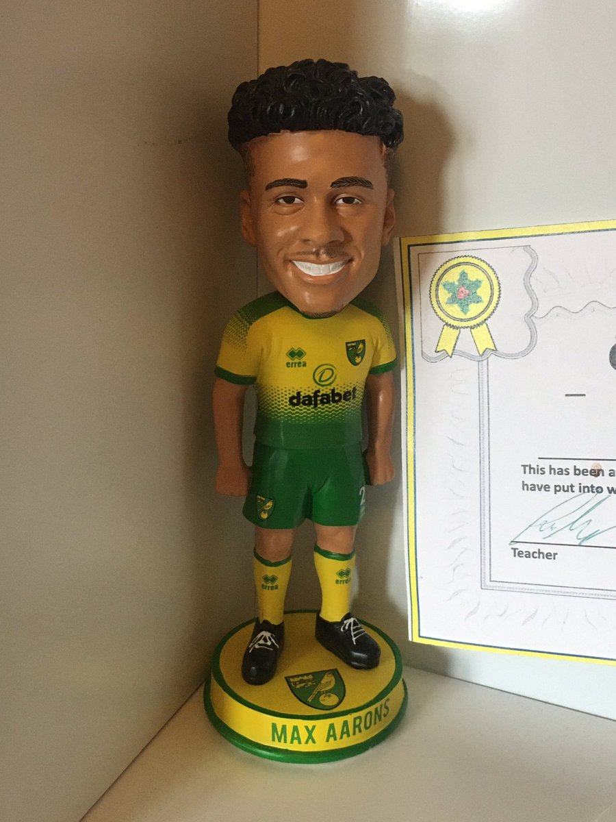 bmrjames's tweet photo. @NorwichCityFSC My eldest is working on her collection. She loves this guy more than she loves her Mum! #maximumMax 💚💛 https://t.co/VIP5k6Bq5o