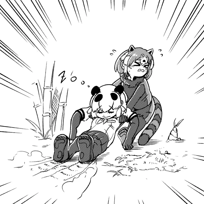 ぱんだとぱんだですね 