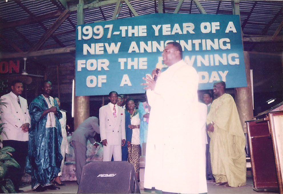EvangelistDag's tweet photo. Happy Birthday to the Archbishop @ArchbishopNick 
Thank you for paving the way for the church in Ghana. We honour and celebrate you. We acknowledge all your sacrifices and the grace the Lord has placed on your life. You are indeed a father to the Charismatic Movement. 
Live long! https://t.co/K0iF4PM5VI