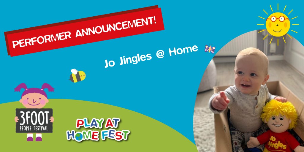 GoodPlayGuide's tweet photo. We're pleased to announce the following acts will be performing on the #3Foot Pre-schooler stage at the #PlayatHomeFest!

@hartbeeps, @baskingbabies, @JoJinglesHQ @MooMusicUK

Register your interest here: https://t.co/nL9t9saYj3 https://t.co/xHH9ZAuvqK