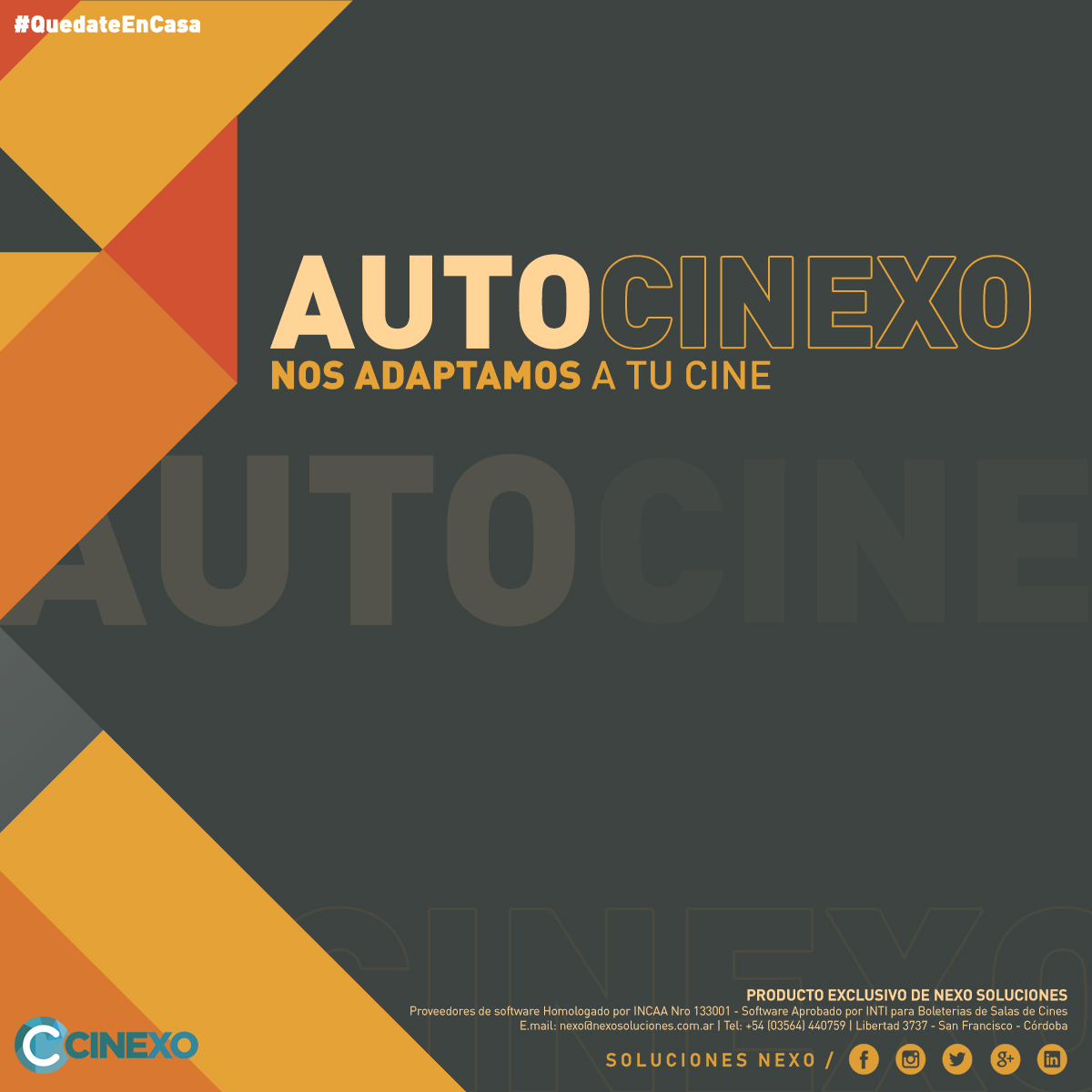 SolucionesNexo's tweet photo. #AUTOCINEXO | Nos adaptamos a tu #cine.
Innovadora solución con la clara idea de que el rubro no se debe detener garantizando a nuestros clientes contar con una herramienta que les permita una apertura sin gastos extras.

#Cinexo #Autocine #Movie #APP #Pelicula #Cine #Film https://t.co/mqmXd7BhJl