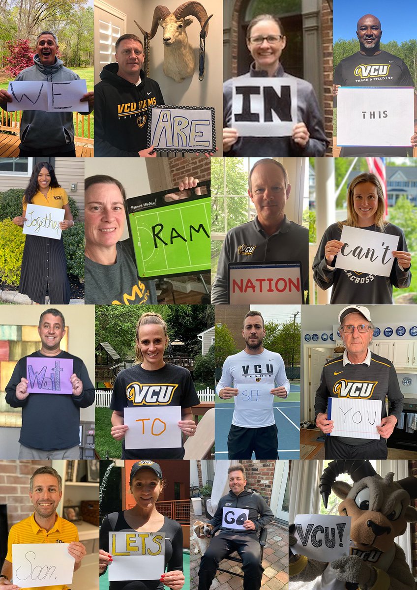 VCUAthletics's tweet photo. We miss Ram Nation #LetsGoVCU https://t.co/tUegHlx8ag